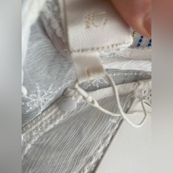 The Jetset Diaries  Midi Dress Women  Ivory Lace Size Small NWT - Picture 7 of 16